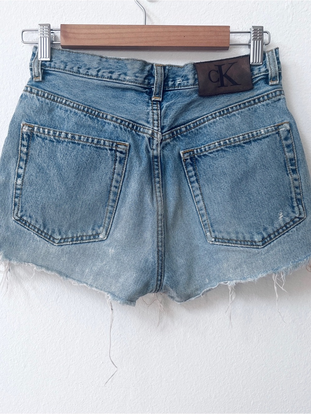 Vintage Calvin Klein 90s Jean Shorts / Cutoffs